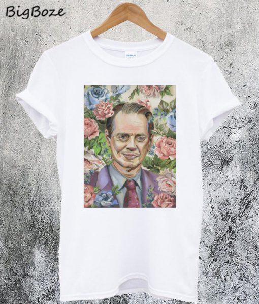 Steve Buscemi Floral T-Shirt