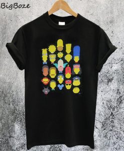 Vector Faces - Simpsons T-Shirt