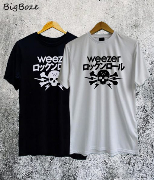 Weezer Skull And Crossbones T-Shirt