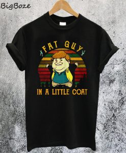 Chris Farley Fat Guy in a Little Coat T-Shirt