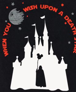 Darth Vader Mickey When You Wish Upon A Death Star T-Shirt