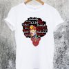Delta Sorority Natural Hair Woman Sigma Theta Paraphernal T-Shirt