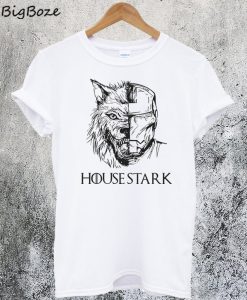Direwolf Iron Man House Stark T-Shirt