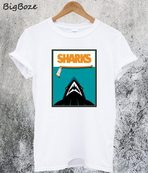 Jaws San Jose Sharks T-Shirt