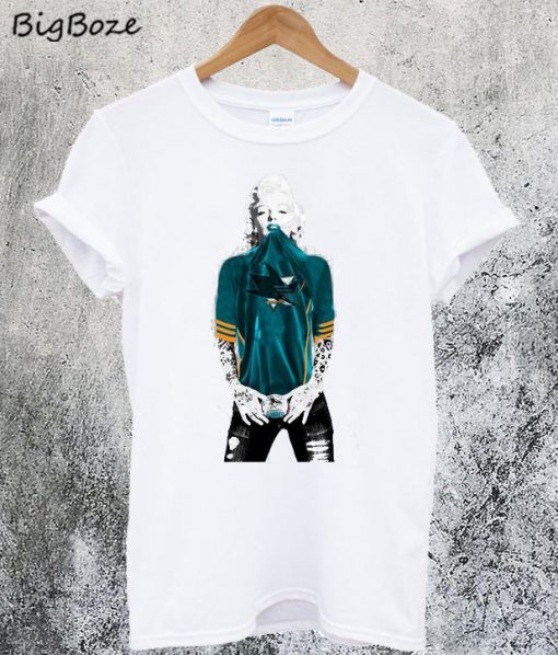 Marilyn Monroe San Jose Sharks T-Shirt