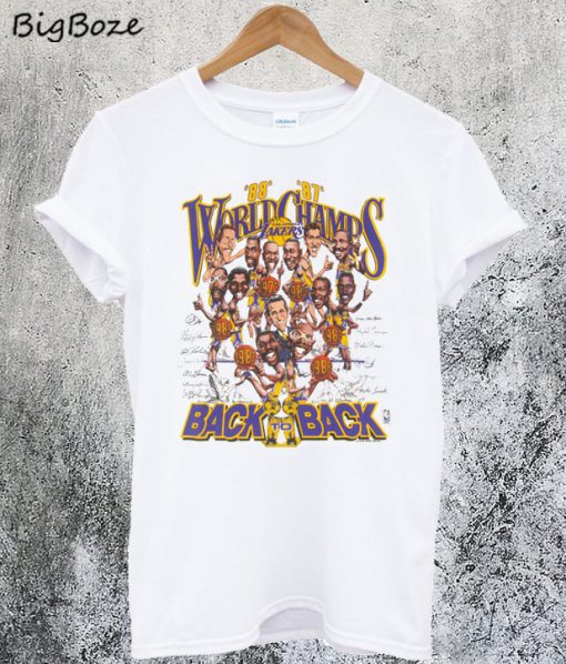 LA Lakers Caricature T-Shirt