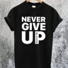 Mohamed Salah Never Give Up T-Shirt
