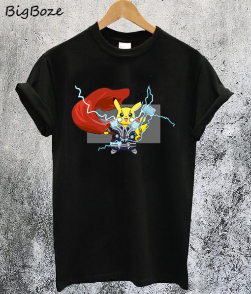 Pikavengers The Power of Thorchu T-Shirt