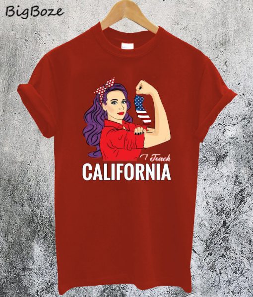 Red For Ed California Teacher T-Shirt