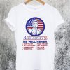 Rick Astley 20 He Will Never T-Shirt