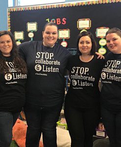 Stop Collaborate and Listen Teacher T-Shirt