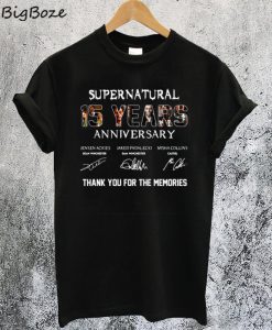 Supernatural 15 Years Anniversary T-Shirt