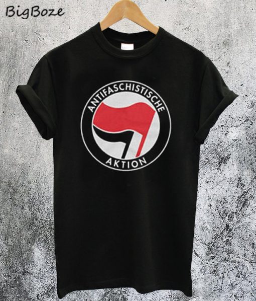 Symbol Antifa Antifascism Antifascist T-Shirt
