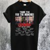 Thank You for the Memories Avengers 2008 2019 T-Shirt