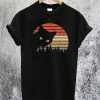 Vintage Eighties Style Cat T-Shirt