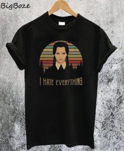 Wednesday Addams I Hate Everything T-Shirt