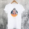 Billie Eilish With Orange Hoodie T-Shirt