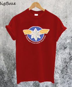 Captain Marvel Higher Further Faster T-Shirt