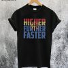 Captain Marvel Higher Further Faster Marvel Comic T-Shirt