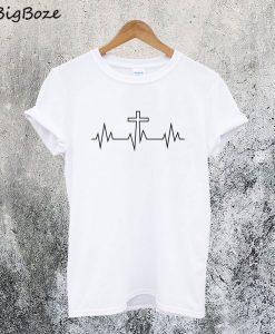 Cross Heartbeat T-Shirt