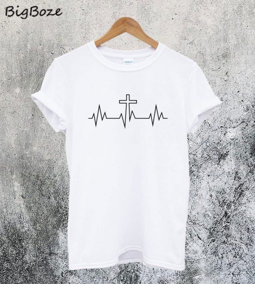 Cross Heartbeat T-Shirt