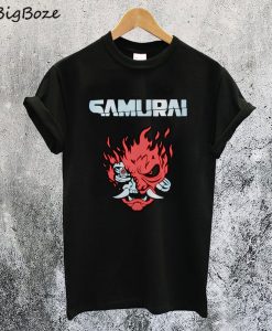 Cyberpunk 2077 Samurai Logo T-Shirt