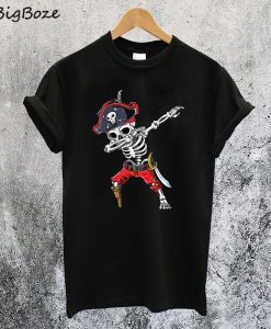 Dabbing Skeleton Pirate T-Shirt