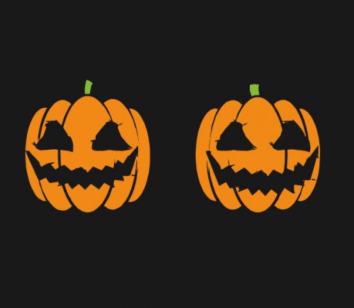 Halloween Pumpkin Boobs T-Shirt