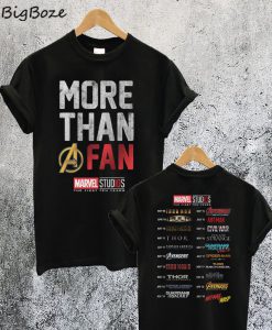Marvel 10th Anniversary More Than a Fan T-Shirt