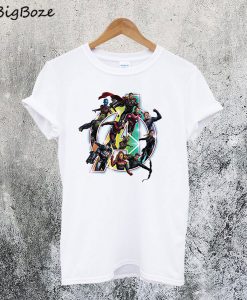 Marvel Avengers Endgame Iron Man Captain America Graphic T-Shirt