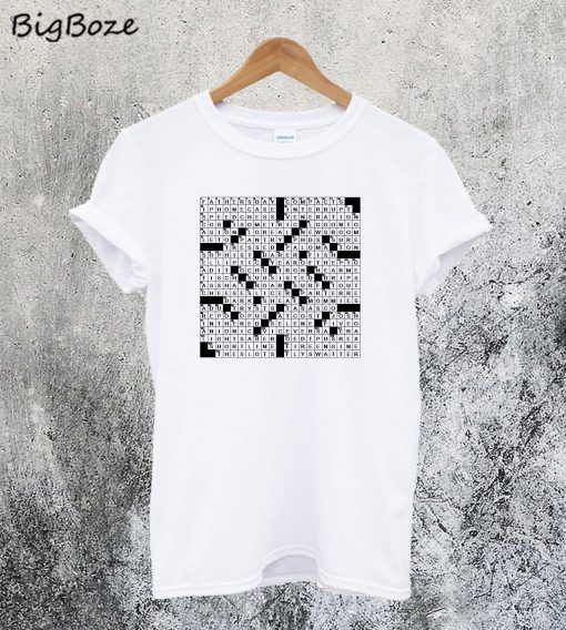 NY Times Crossword 16 Jun 19 T-Shirt