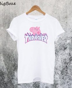 Peppa Pig X Thrasher Parody T-Shirt