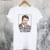 Ron Swanson Woman of the Year Parks and Recreation T-Shirt
