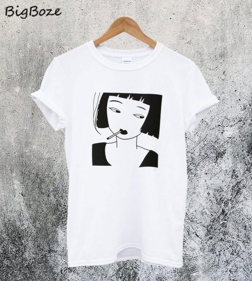 Smoking Girl T-Shirt