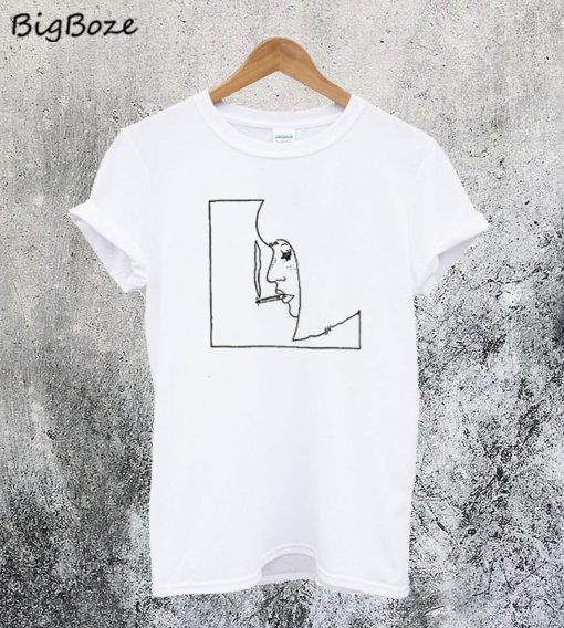 Smoking Girl T-Shirt