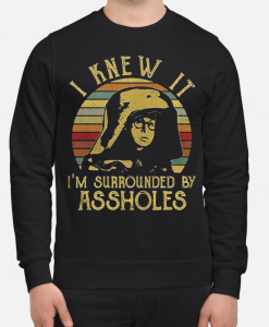 Spaceballs Dark Helmet I Knew It I'm Surrounded by Assholes T-Shirt