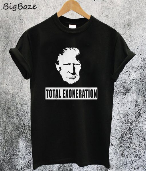 Trump Illustration Total Exoneration Exonerated T-Shirt
