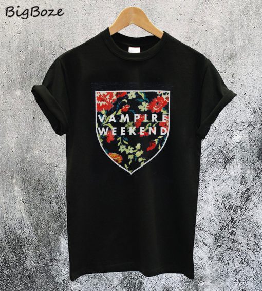 Vampire Weekend Shield Roses T-Shirt