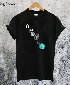 Apollo 11 Climbing Astronaut 50th Anniversary Moon Landing T-Shirt