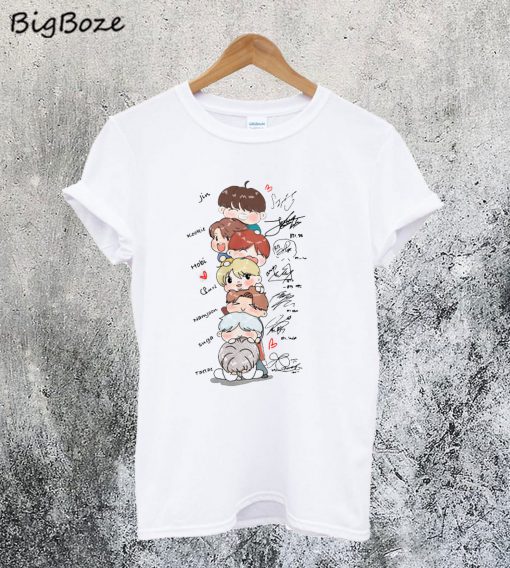 BTS Chibi Signatures T-Shirt