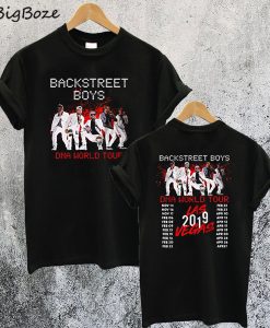 Backstreet Boys DNA World Tour Concert 2019 T-Shirt