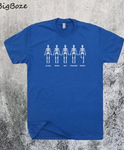 Black White Gay Straight Pirate T-Shirt