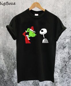 Grinch Jack Skellington Christmas T-Shirt