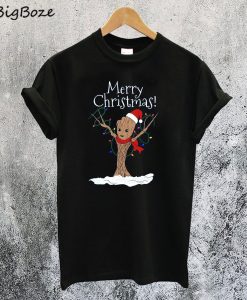 Groot Merry Christmas T-Shirt