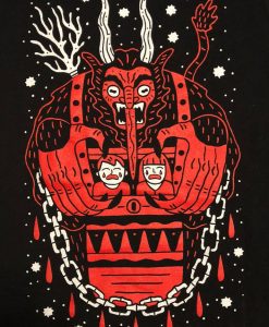 Krampus St. Nicholas Santa Claus Christmas T-Shirt