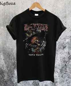 Led Zeppelin Swan Song 1973 Tour T-Shirt
