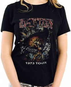 Led Zeppelin Swan Song 1973 Tour T-Shirt