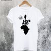 Live Aid Band Aid 1985 Music Festival T-Shirt