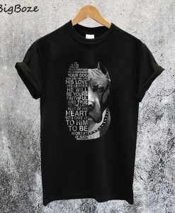 Pitbull He Is Your Friend T-Shirt