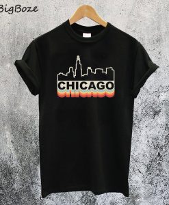 Chicago Skyline Vintage T-Shirt